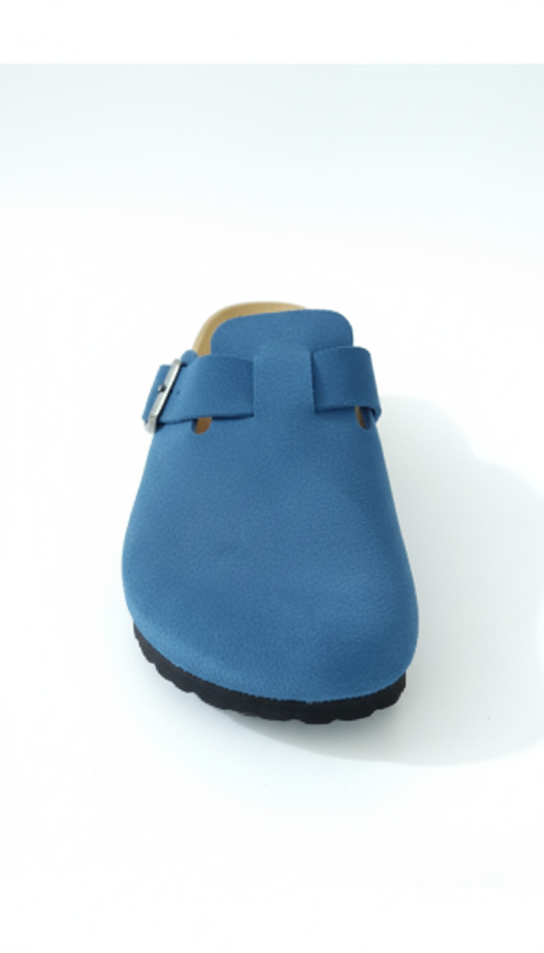 Sabot Médical en Daim –Bleu