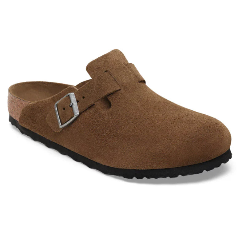 Sabot Médical en Daim – Marron Camel