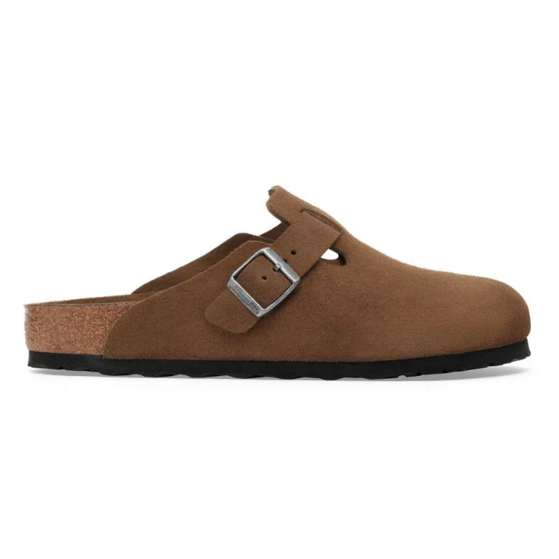 Sabot Médical en Daim – Marron Camel